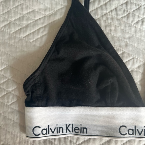 Calvin Klein - Black Cotton Bralet - US SM - Picture 6 of 6